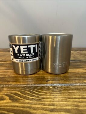 NWT Yeti Stainless Steel Rambler Lowball Tumbler